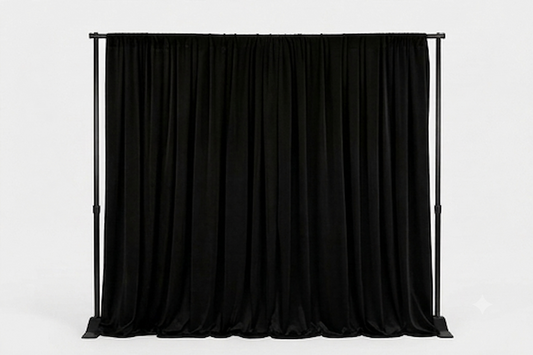 Melns foto fons 150×300 cm (2 gab.) | WHO-RENT